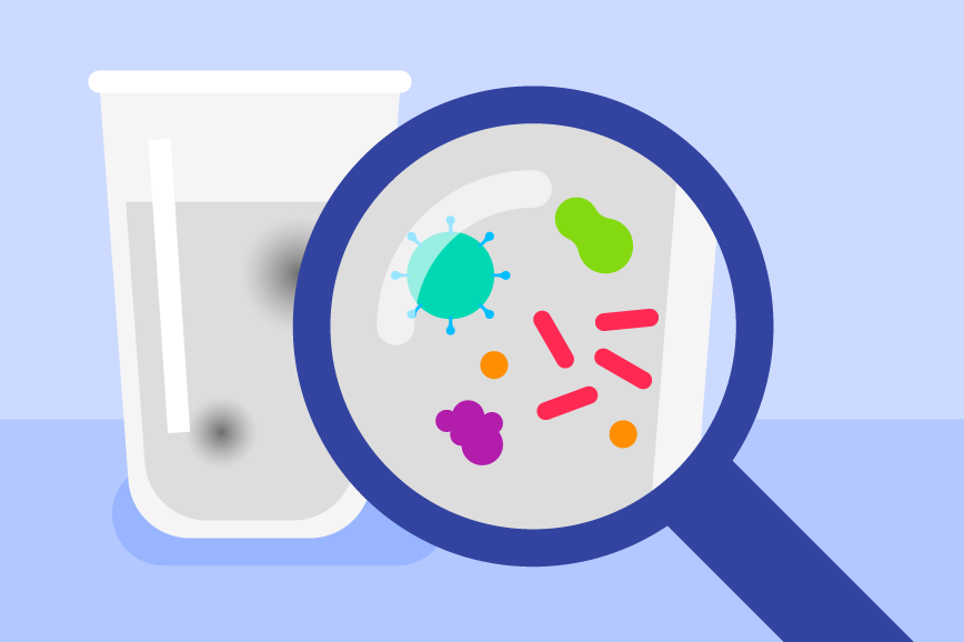 Infection can also spread through contaminated water or food.