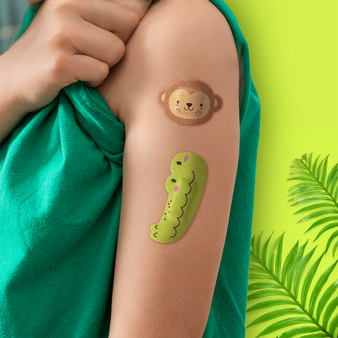Tiritas SELVA con formas de animales para un cuidado de las heridas más amable - HARTMANN