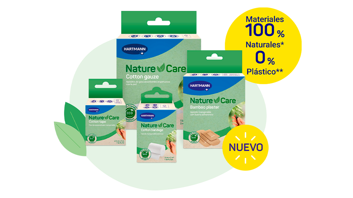Nueva gama ECO_friendly Nature Care respetuosas con la piel y el medio ambiente - HARTMANN Direct